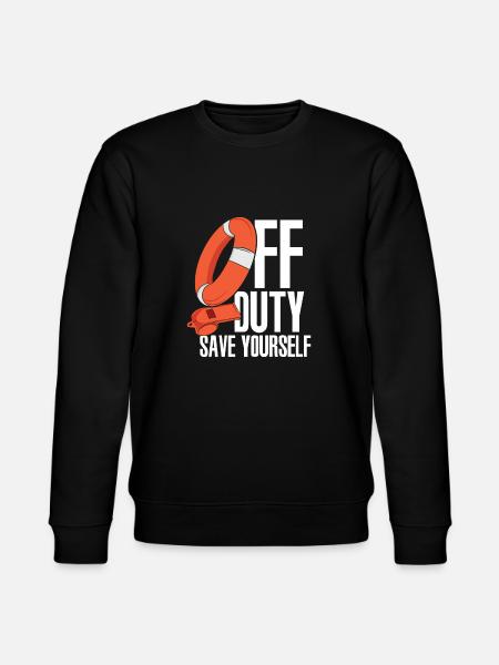 Lifeguard lifeguard gift - Stanley/Stella CHANGER Unisex Organic Sweatshirt - black