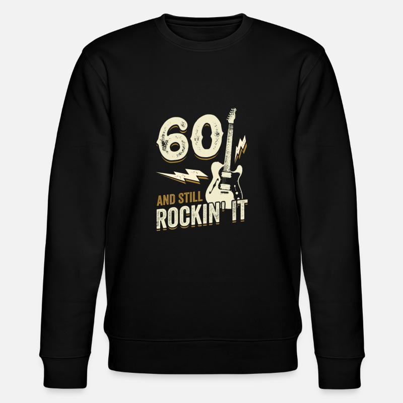 60e anniversaire guitare cadeau guitariste - Sweat bio CHANGER Stanley/Stella Unisexe - noir
