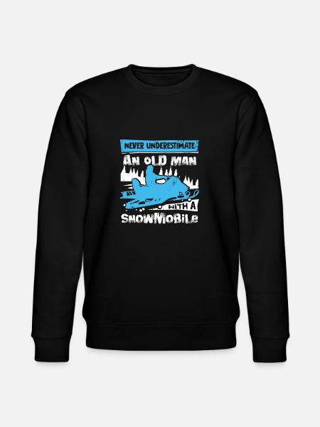 Snescooter snescooter Old Man Gave - Stanley/Stella økologisk unisex-sweatshirt CHANGER  - sort