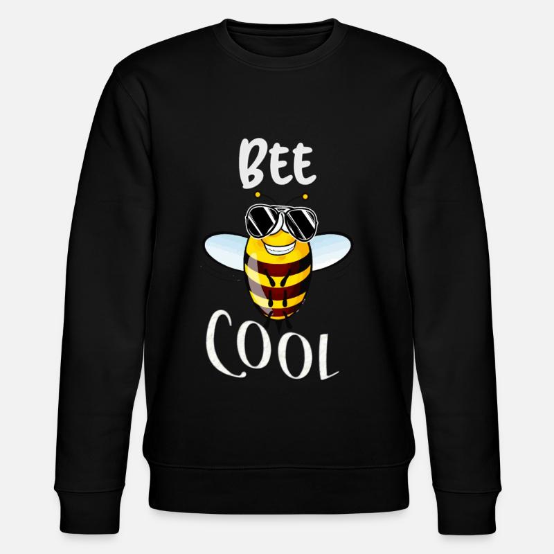 Dad bee cool bee - Stanley/Stella CHANGER Unisex Organic Sweatshirt - black
