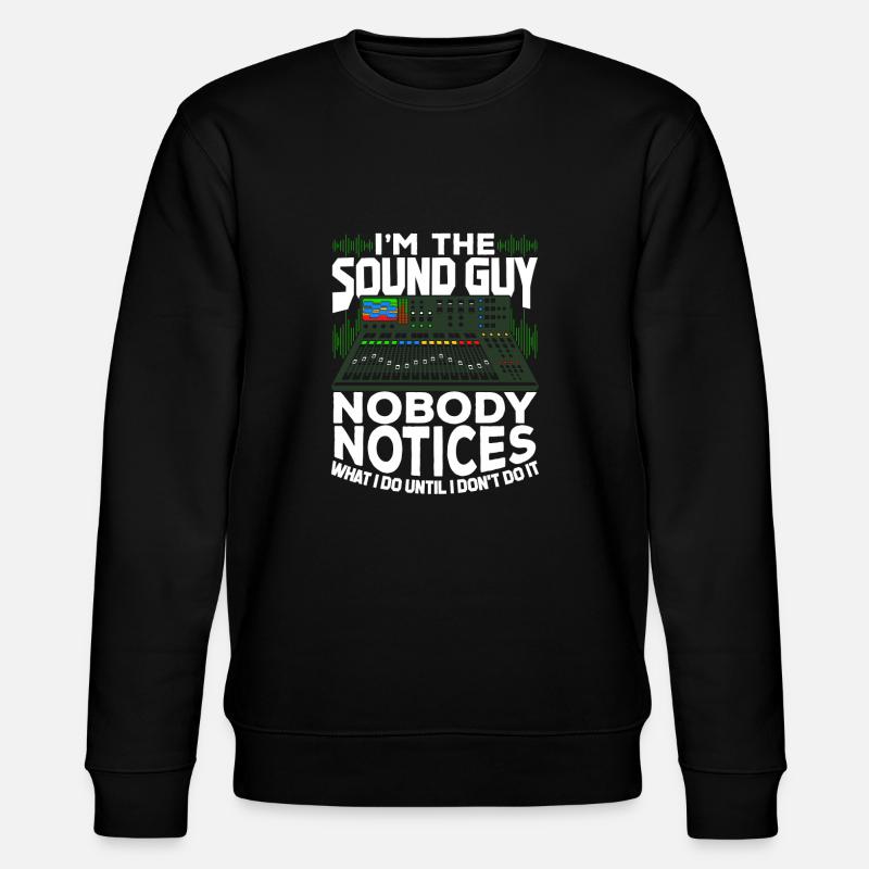 Toningenieur Tontechnik Tontechniker Geschenk - Stanley/Stella Unisex Bio-Sweatshirt CHANGER - Schwarz