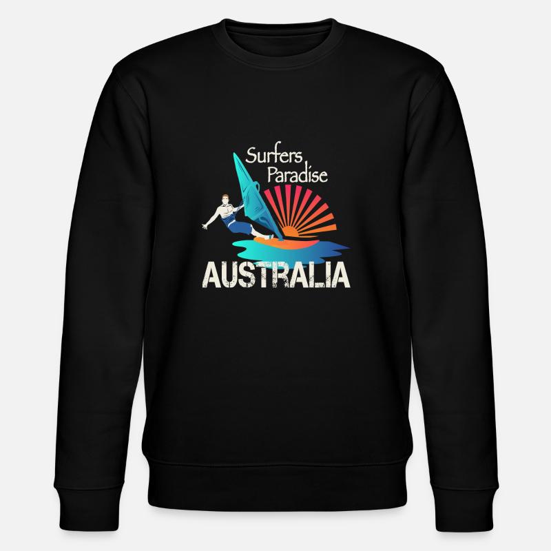 Surfers Paradise Surfer - Stanley/Stella Unisex Bio-Sweatshirt CHANGER  - Schwarz