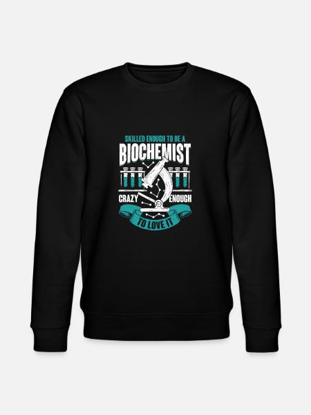Biochemistry Profession Biochemist Gift - Stanley/Stella CHANGER Unisex Organic Sweatshirt - black