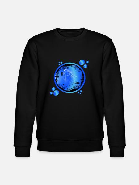 Scuba - Stanley/Stella CHANGER Unisex Organic Sweatshirt - black