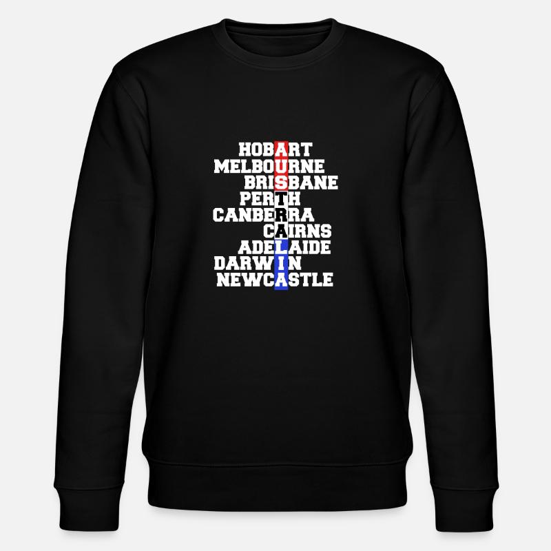 AUSTRALIE - Sweat bio CHANGER Stanley/Stella Unisexe - noir