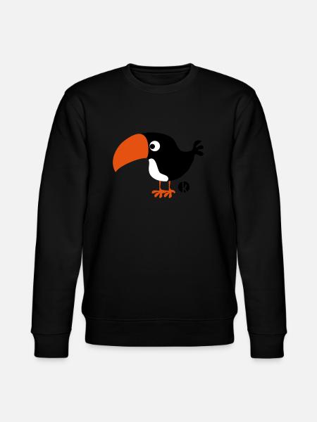 Toucan - Stanley/Stella CHANGER Unisex Organic Sweatshirt - black