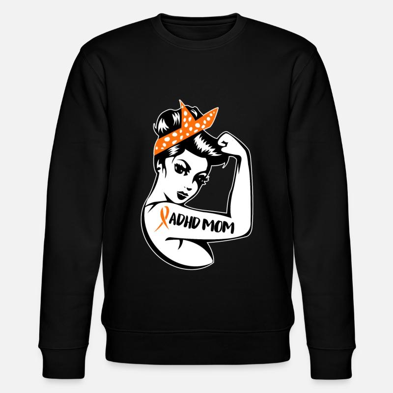ADHD attention disorder - Stanley/Stella CHANGER Unisex Organic Sweatshirt - black
