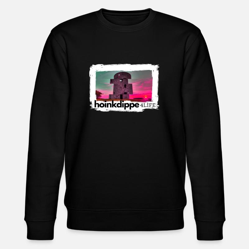 hoinkdippe weiß - Stanley/Stella Unisex Bio-Sweatshirt CHANGER  - Schwarz