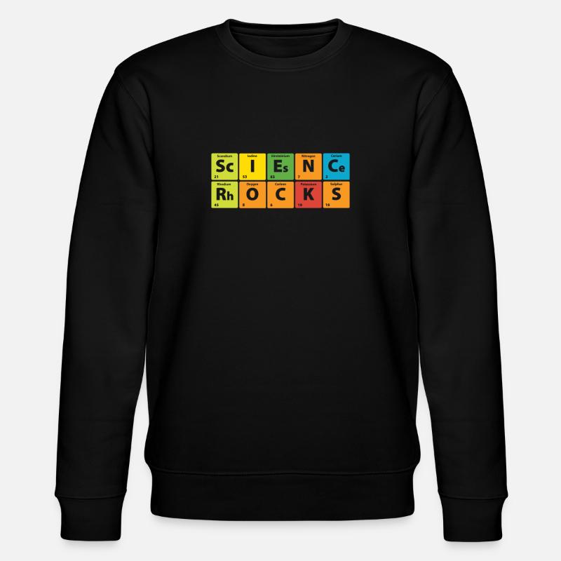 Naturwissenschaft Experimente - Science Rocks - Stanley/Stella Unisex Bio-Sweatshirt CHANGER  - Schwarz