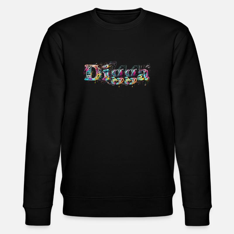 Digga - Grafitti - Sweat bio CHANGER Stanley/Stella Unisexe - noir
