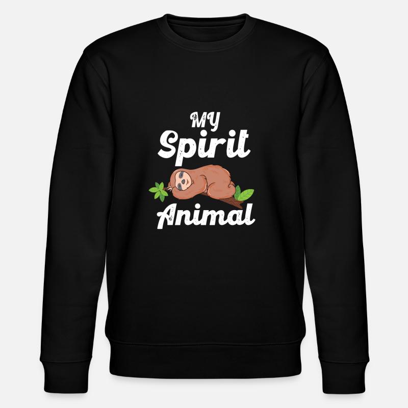 sloth - Stanley/Stella CHANGER Unisex Organic Sweatshirt - black