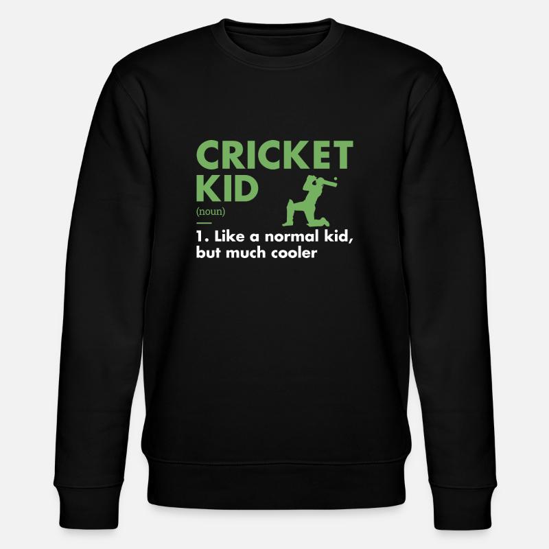 Sport Kid Definition Cricket - Stanley/Stella Unisex Bio-Sweatshirt CHANGER  - Schwarz
