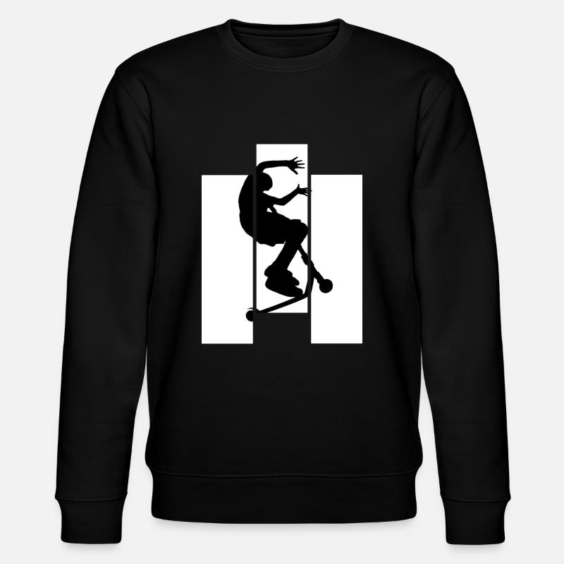 Freestyle-Roller - Stanley/Stella Unisex Bio-Sweatshirt CHANGER  - Schwarz