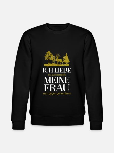 Ich liebe es - Stanley/Stella Unisex Bio-Sweatshirt CHANGER  - Schwarz