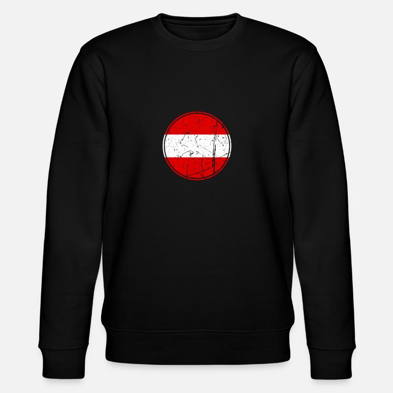 Austria Austrian flag Austrian - Stanley/Stella CHANGER Unisex Organic Sweatshirt - black