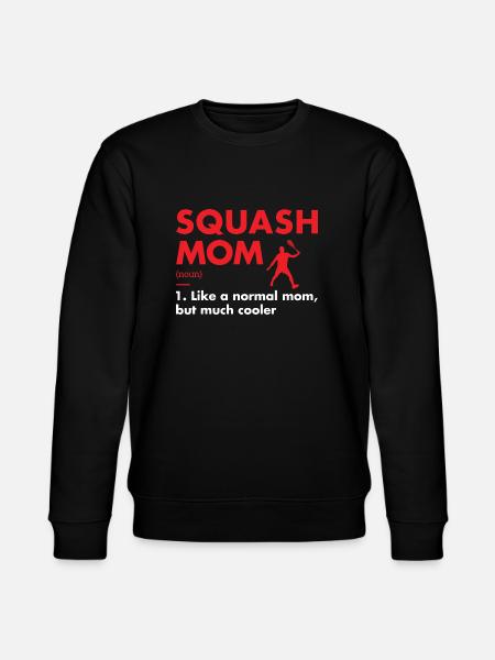 Sport Mom Definition Squash - Stanley/Stella CHANGER Unisex Organic Sweatshirt - black