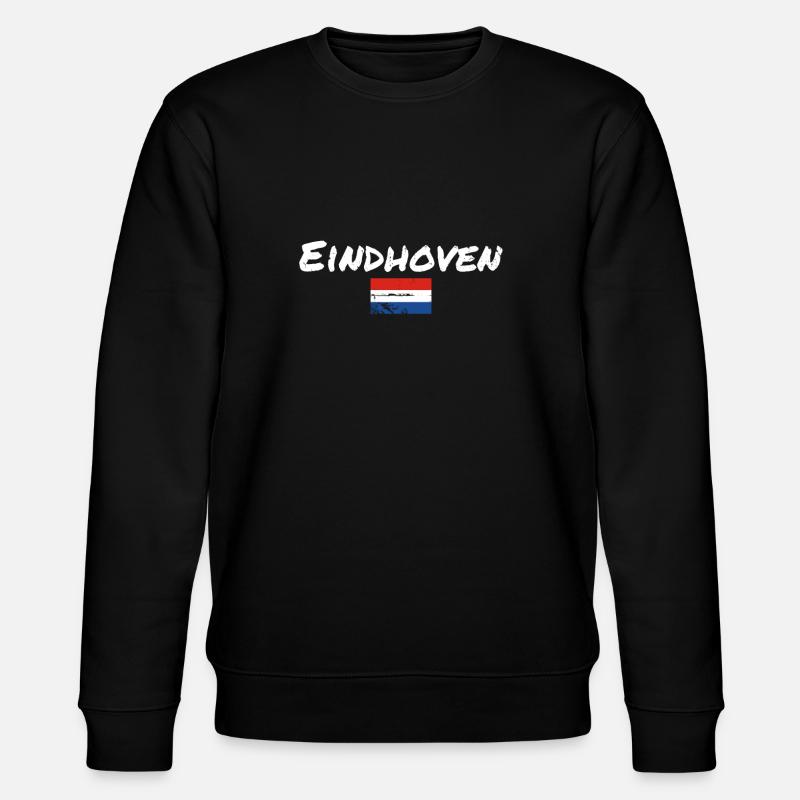 Eindhoven Pays-Bas Drapeau néerlandais - Sweat bio CHANGER Stanley/Stella Unisexe - noir