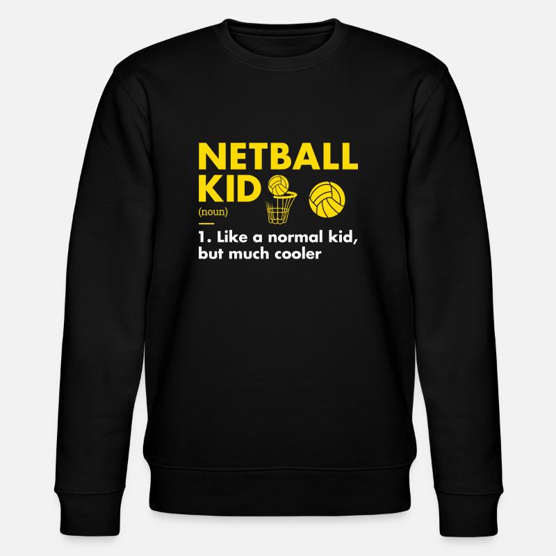 Sport Kid Définition Netball - Sweat bio CHANGER Stanley/Stella Unisexe - noir