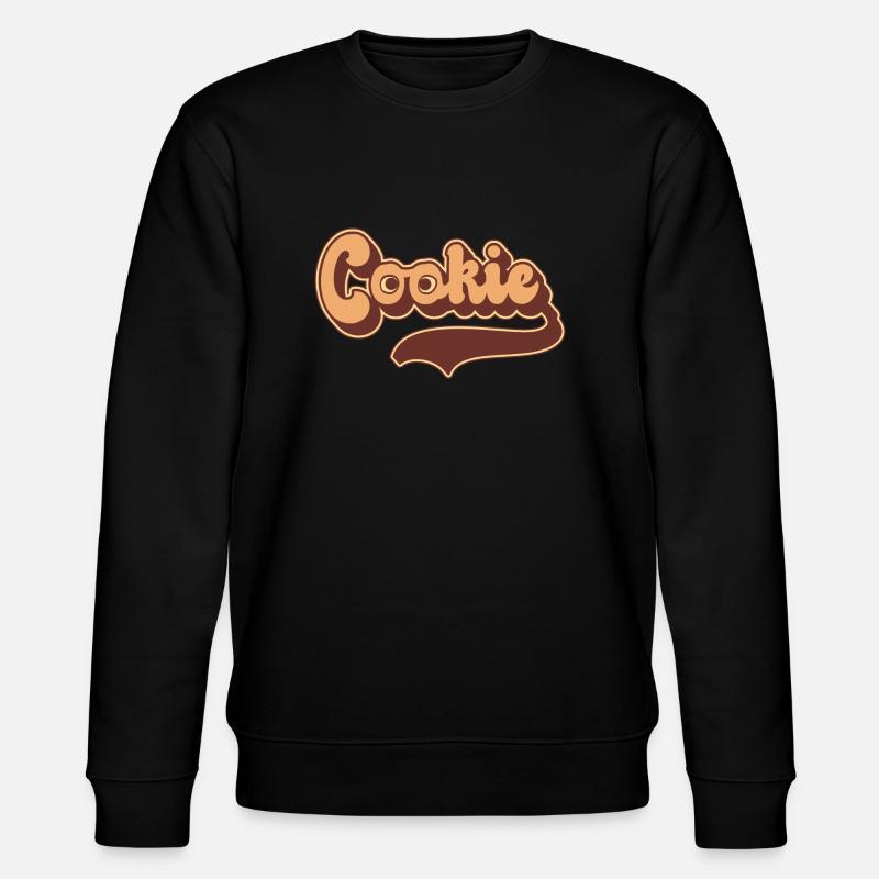 Baking Retro Cookie - Stanley/Stella CHANGER Unisex Organic Sweatshirt - black