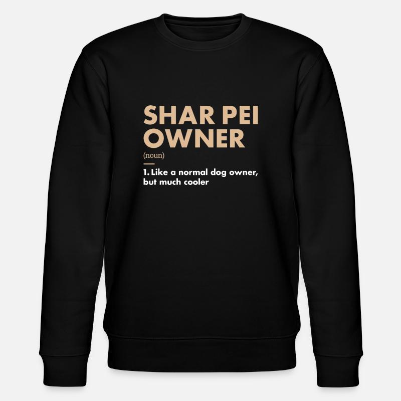 Shar Pei Owner Definition - Stanley/Stella CHANGER Unisex Organic Sweatshirt - black