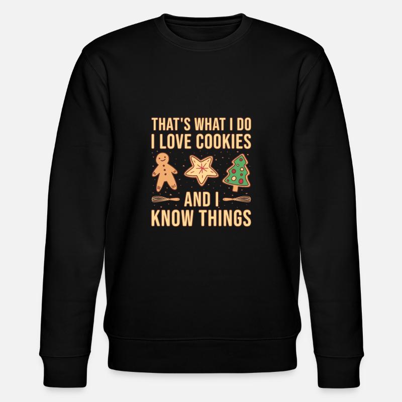 Cuisson I Love Cookies Cookie - Sweat bio CHANGER Stanley/Stella Unisexe - noir