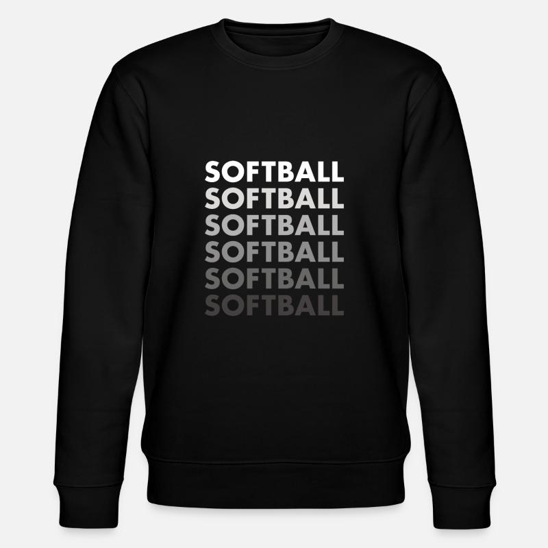 Sport Softball - Stanley/Stella Unisex Bio-Sweatshirt CHANGER  - Schwarz