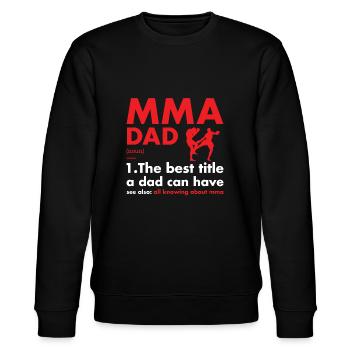 Sport Dad Definition MMA - Stanley/Stella Unisex Bio-Sweatshirt CHANGER  - Schwarz - Vorne - Nik (191cm) & Marisol (170cm)