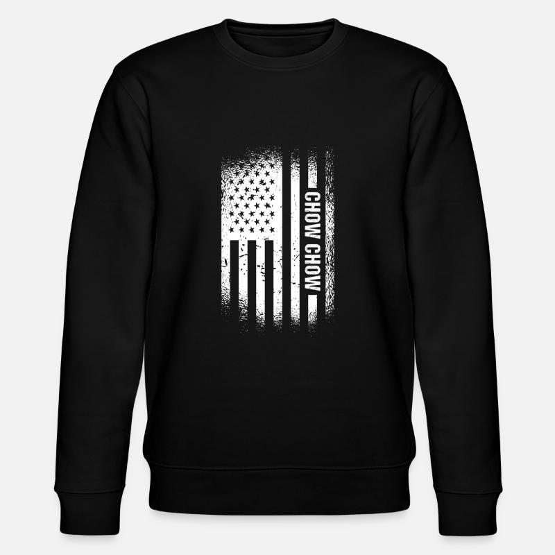 Drapeau Chow Chow Us - Sweat bio CHANGER Stanley/Stella Unisexe - noir