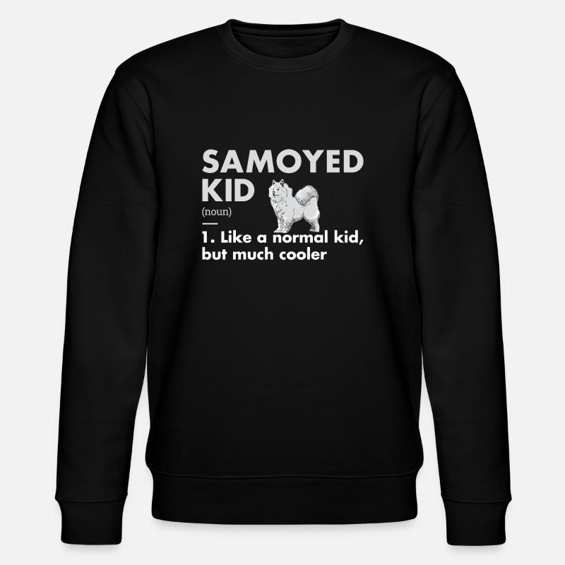 Samoyed Kid Definition - Stanley/Stella Unisex Bio-Sweatshirt CHANGER  - Schwarz