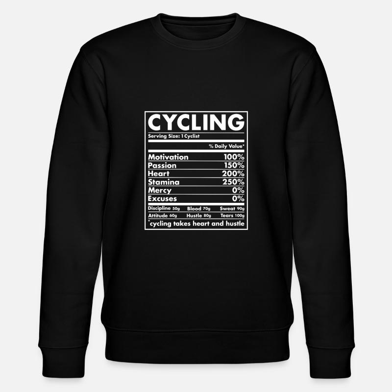 Sport Nutrition Cyclisme - Sweat bio CHANGER Stanley/Stella Unisexe - noir