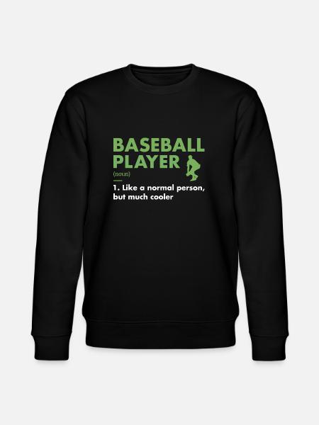 Sport Player Definition Baseball - Stanley/Stella CHANGER Unisex Organic Sweatshirt - black