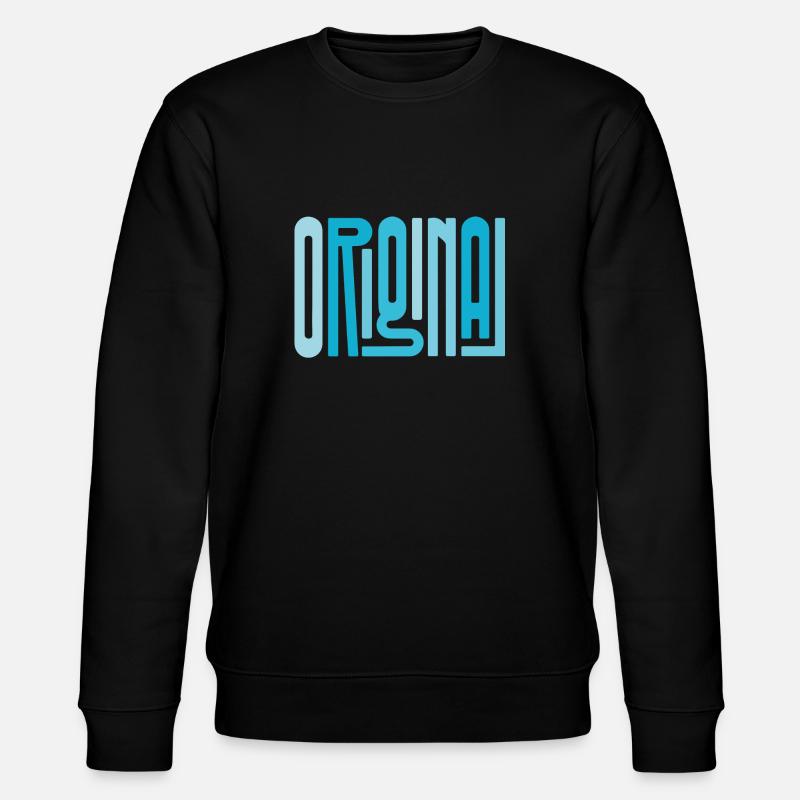 Original blau - Stanley/Stella Unisex Bio-Sweatshirt CHANGER  - Schwarz
