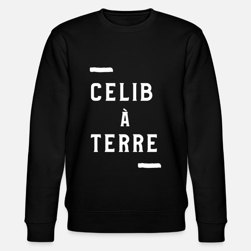 celib à terre blanc - Sweat bio CHANGER Stanley/Stella Unisexe - noir