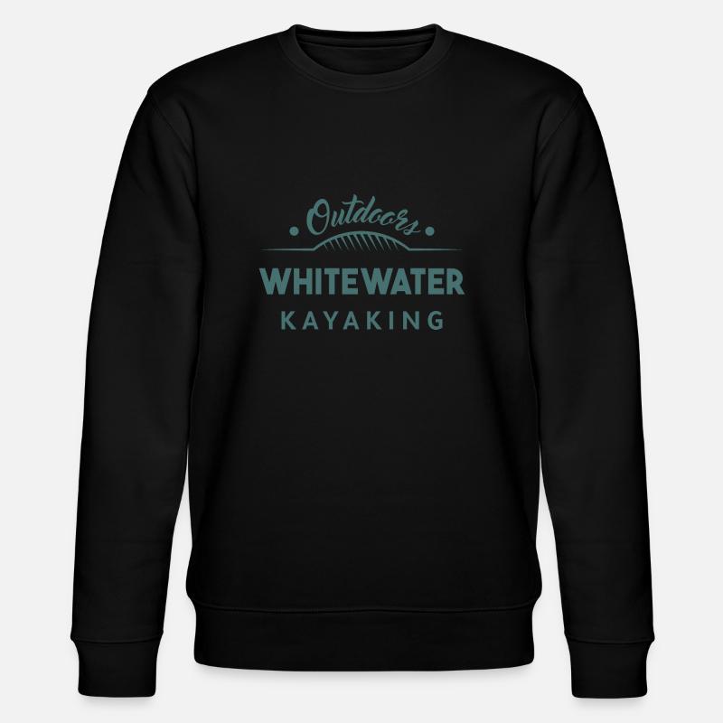 Outdoors Whitewater Kayaking - Stanley/Stella CHANGER Unisex Organic Sweatshirt - black