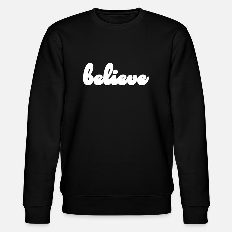 croire - Sweat bio CHANGER Stanley/Stella Unisexe - noir