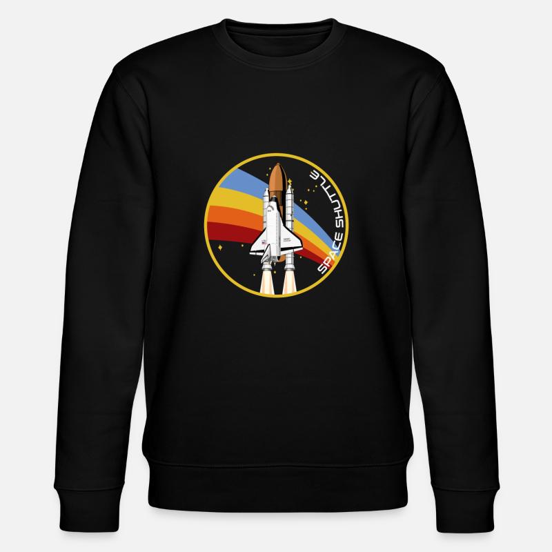 Space Shuttle launch missile - Stanley/Stella CHANGER Unisex Organic Sweatshirt - black