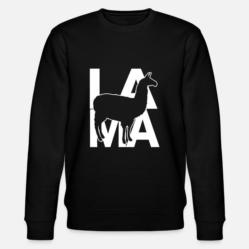 LAMA - Stanley/Stella Unisex Bio-Sweatshirt CHANGER  - Schwarz