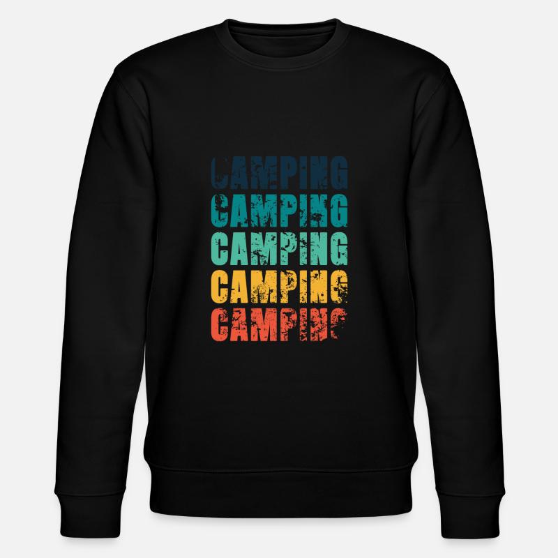 CAMPING Camping Camping - Stanley/Stella CHANGER Unisex Organic Sweatshirt - black