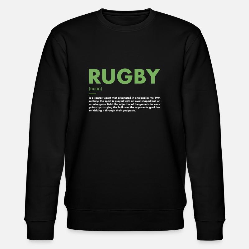 Sport Définition Rugby - Sweat bio CHANGER Stanley/Stella Unisexe - noir