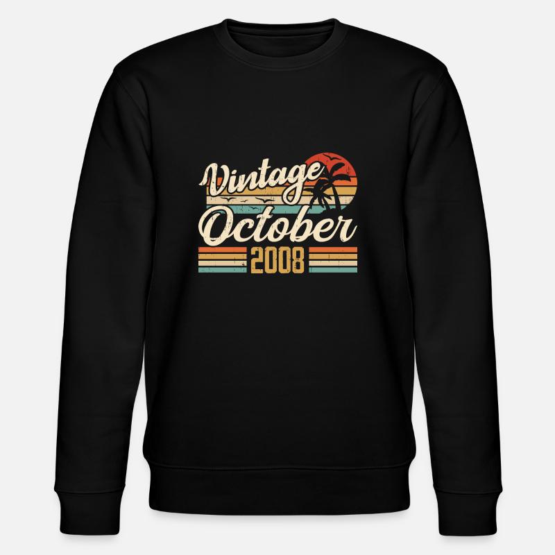 Octobre 2008 Cadeau Anniversaire - 2008 - Sweat bio CHANGER Stanley/Stella Unisexe - noir