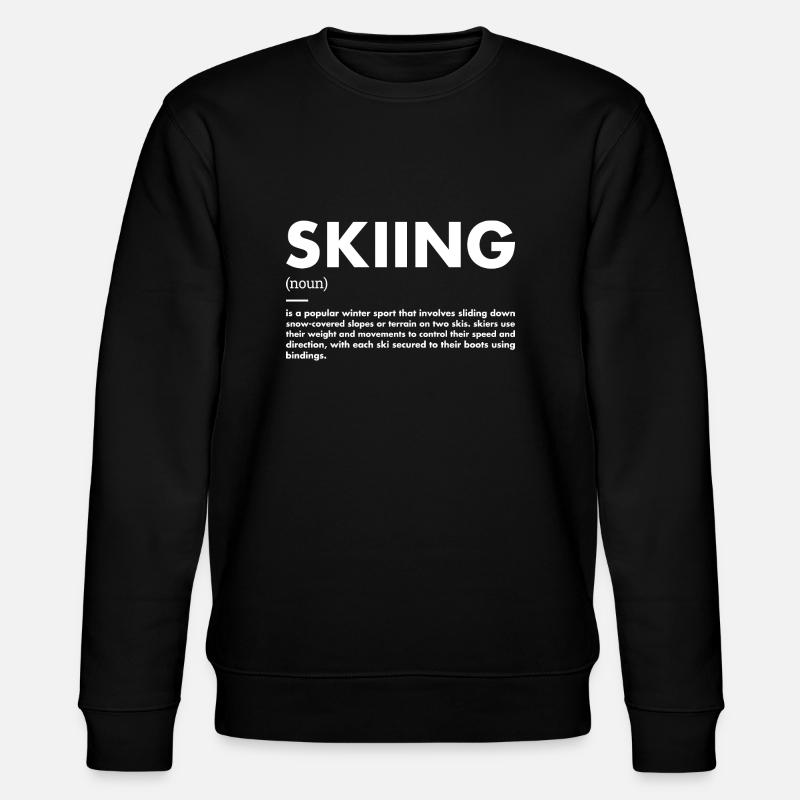 Sport Définition Ski - Sweat bio CHANGER Stanley/Stella Unisexe - noir