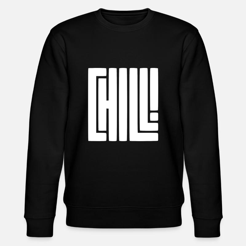 Chill! - Stanley/Stella Unisex Bio-Sweatshirt CHANGER  - Schwarz