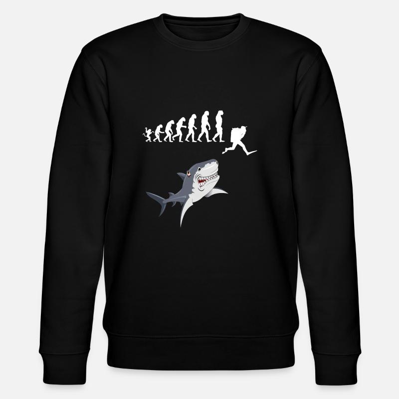 SCUBA EVOLUTION - Stanley/Stella Unisex Bio-Sweatshirt CHANGER  - Schwarz