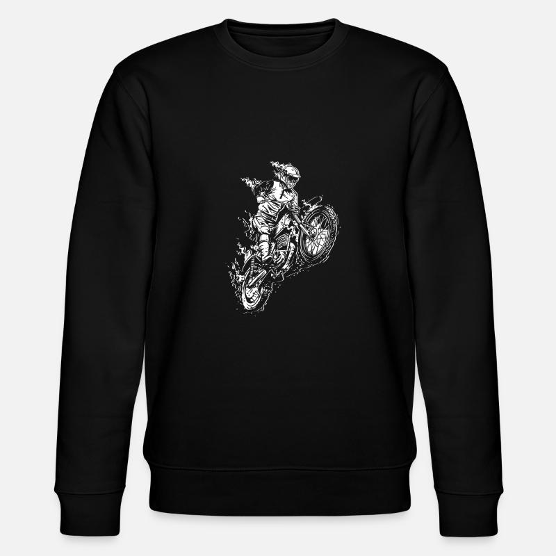 Motocross - Stanley/Stella Unisex Bio-Sweatshirt CHANGER  - Schwarz
