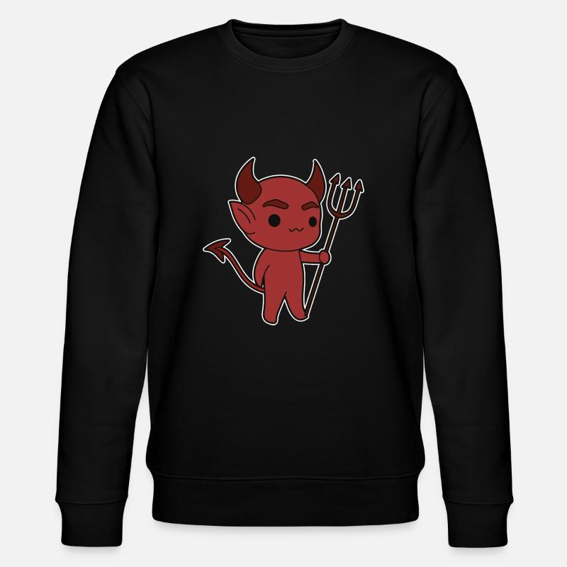 Teufel Dämon - Stanley/Stella Unisex Bio-Sweatshirt CHANGER  - Schwarz