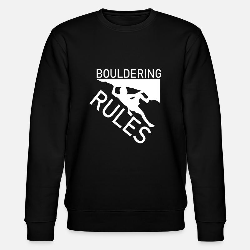 Bouldering Climbing Climbing - Stanley/Stella CHANGER Unisex Organic Sweatshirt - black