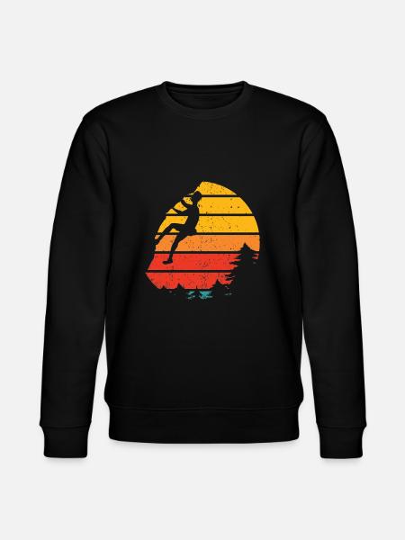 Sport Climbing Rock Climbing - Stanley/Stella CHANGER Unisex Organic Sweatshirt - black