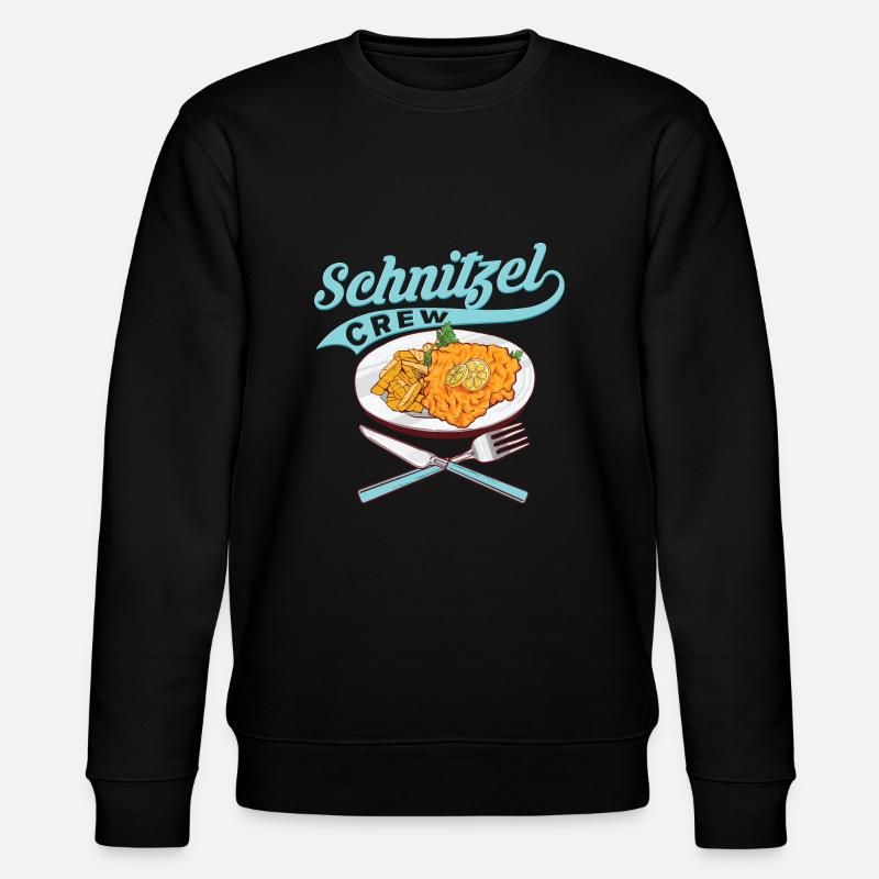 Schnitzel Crew - Stanley/Stella Unisex Bio-Sweatshirt CHANGER  - Schwarz