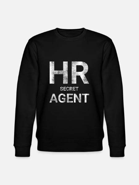 HR Secret agent - Stanley/Stella CHANGER Unisex Organic Sweatshirt - black
