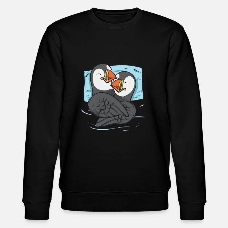 macareux macareux moines oiseaux Lunde - Sweat bio CHANGER Stanley/Stella Unisexe - noir